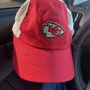 Kansas City Chiefs Hat Cap , Mesh Trucker Fanatics Adjustable Champions Traditio